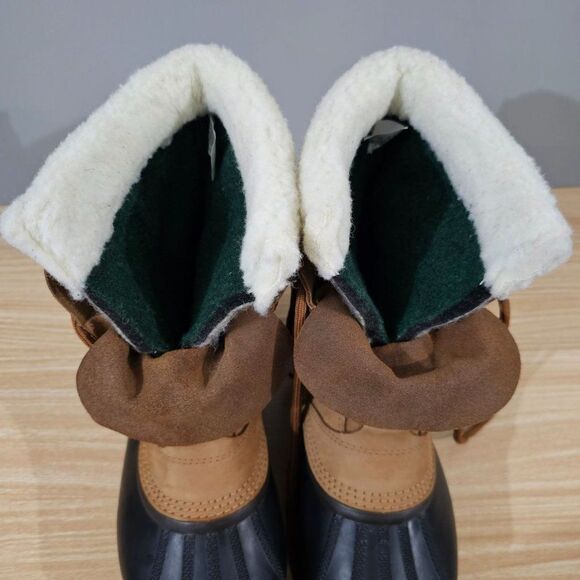 Sorel Boot Caribou II Winter Waterproof Womens Buff Tan Leather Size 9 Shoe - Picture 8 of 12